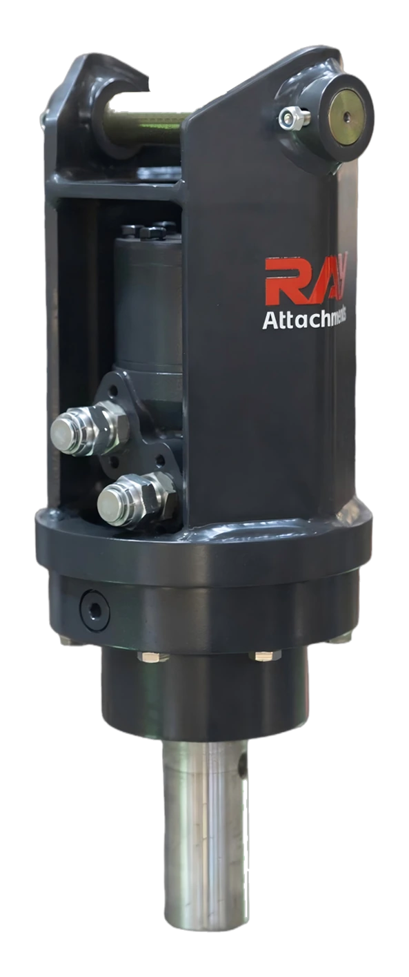 REA1000 hydraulic earth auger drive configuration view