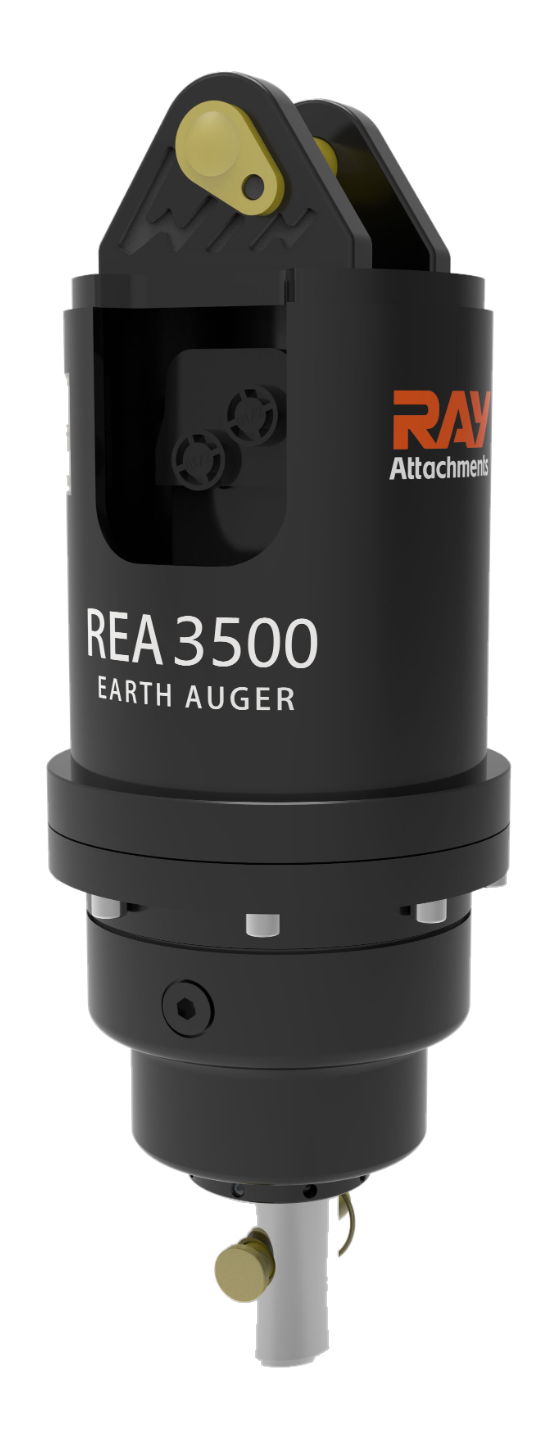 REA3500 hydraulic earth auger drive